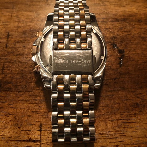 Two Tone Michael Kors Watch - Picture 4 of 6